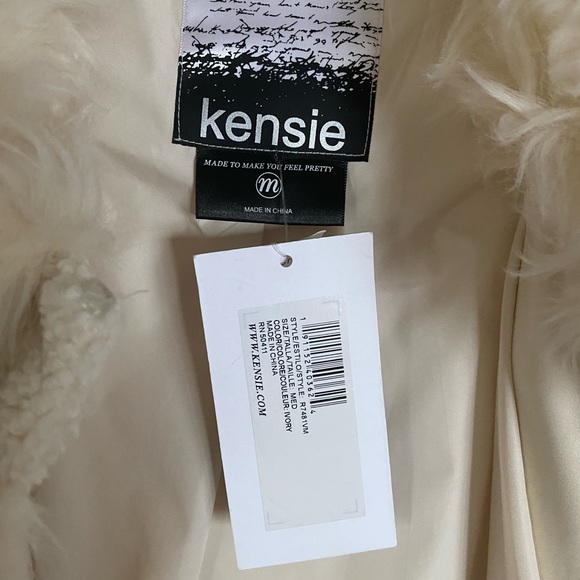 Kensie teddy/fur jacket - Picture 2 of 5
